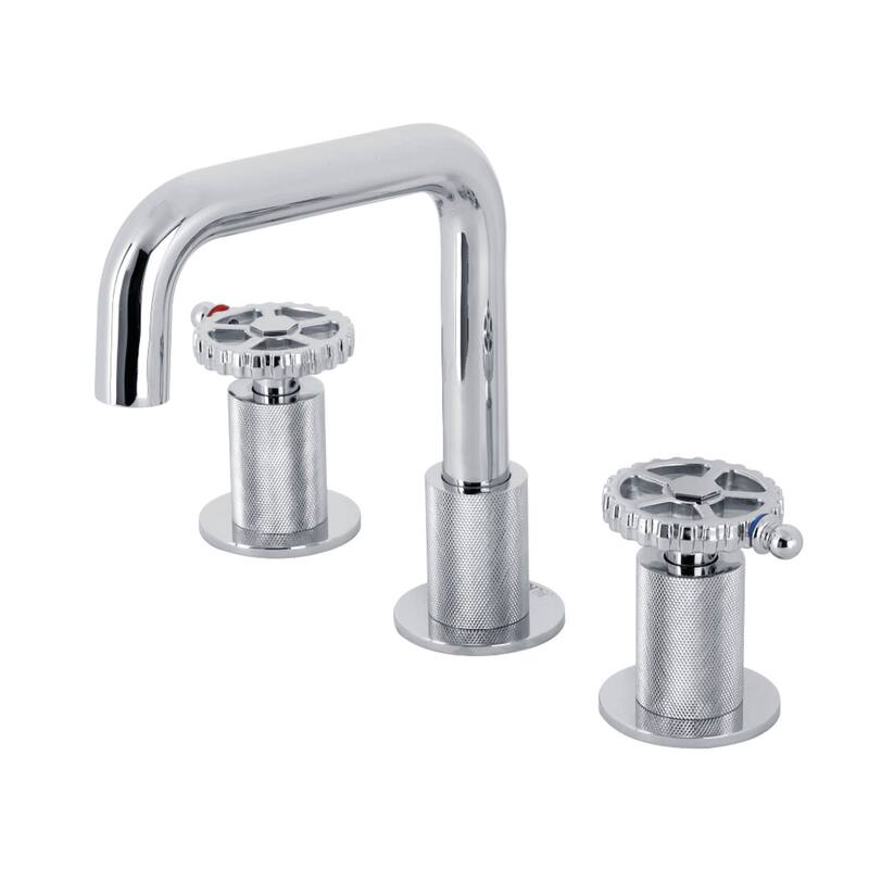 Kingston Brass KS141.CG Fuller 1.2 GPM Widespread Bathroom Faucet with - Polished Chrome