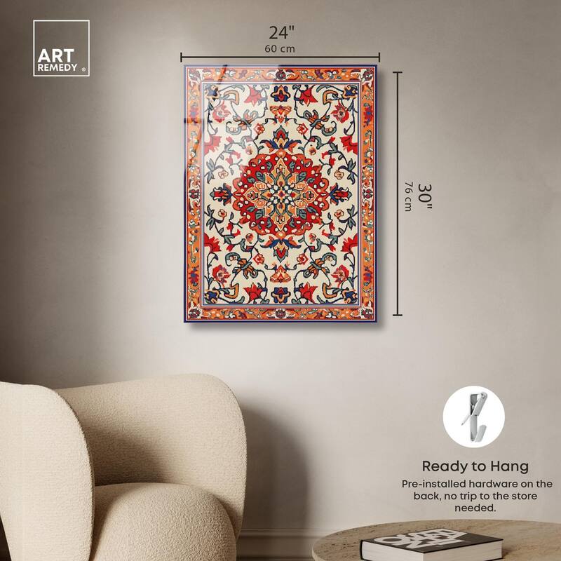 Morrocan Garden II Acrylic by Art Remedy, Ready to Hang