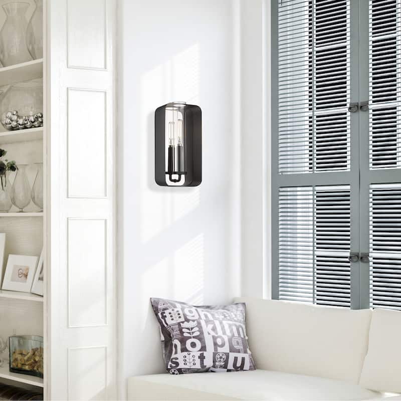 Wry Lighting Skye 1-light Wall Sconce in Natural Black - Natural Black - Natural Black