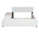 preview thumbnail 5 of 20, Full Size Upholstered Platform Bed, Faux Leather Bed with Storage Nightstand & Guardrail, Platform Bed Frame with Footboard
