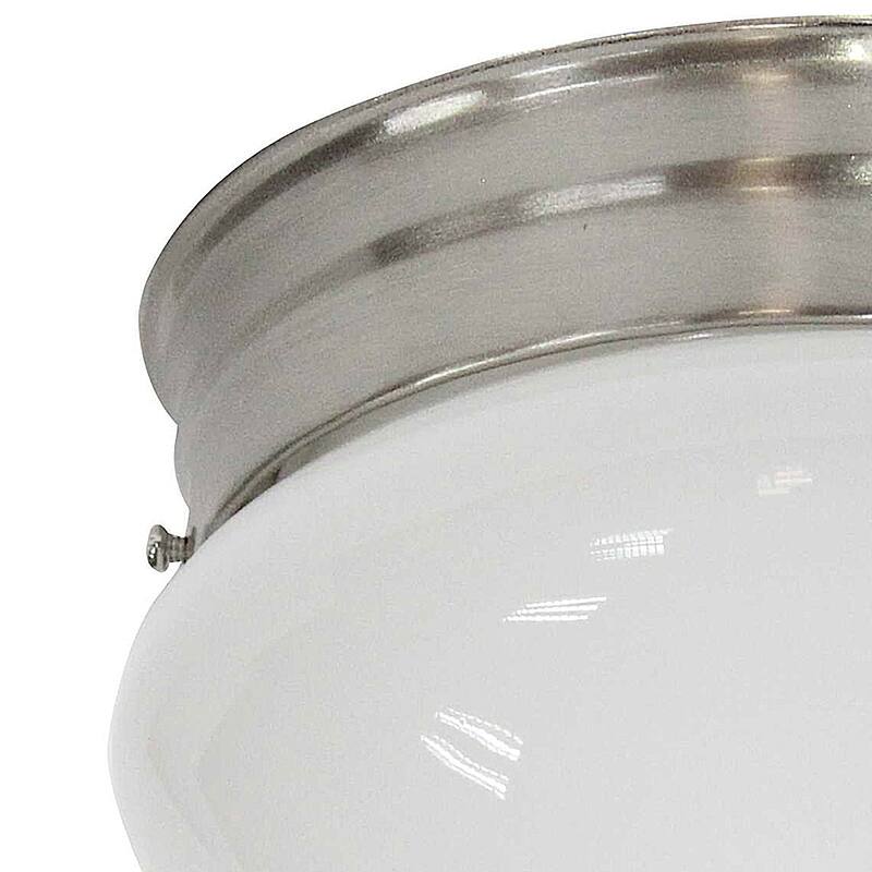 Blaire LED Flush Mount Ceiling light 9.1"W x 4.8"H - Brushed Nickel