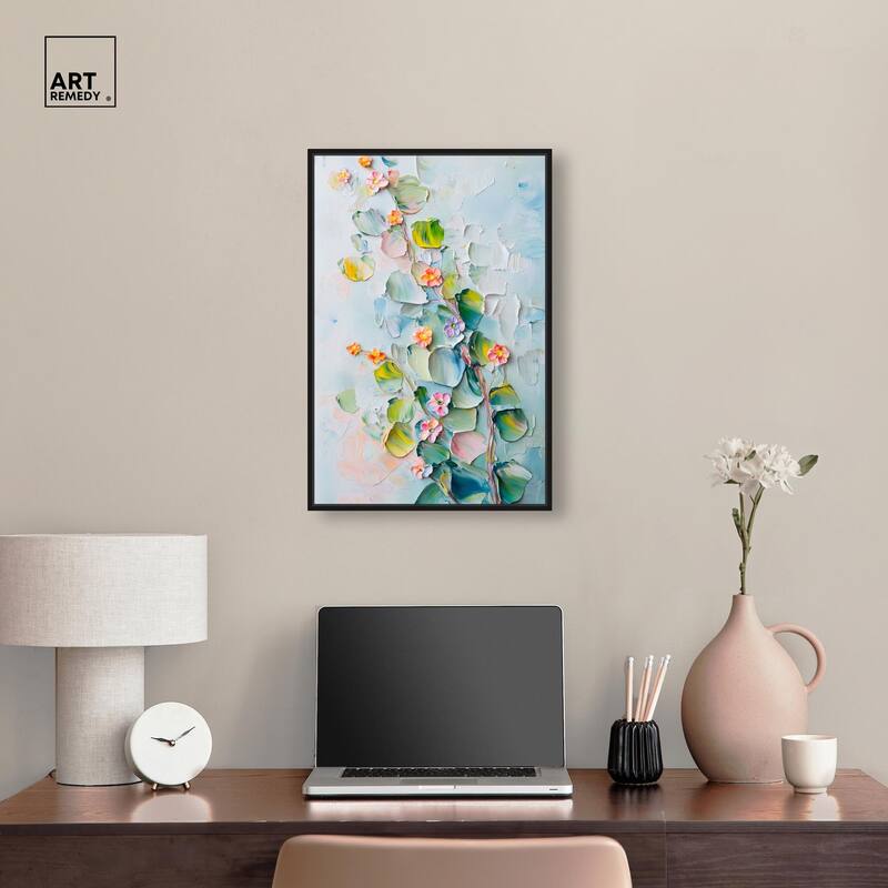 Textured Tendrils I Canvas by Art Remedy