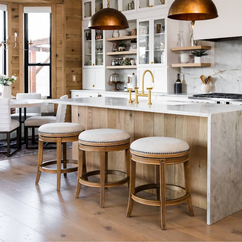 Maven Lane 26" Alexander Backless Counter Height Kitchen Stool