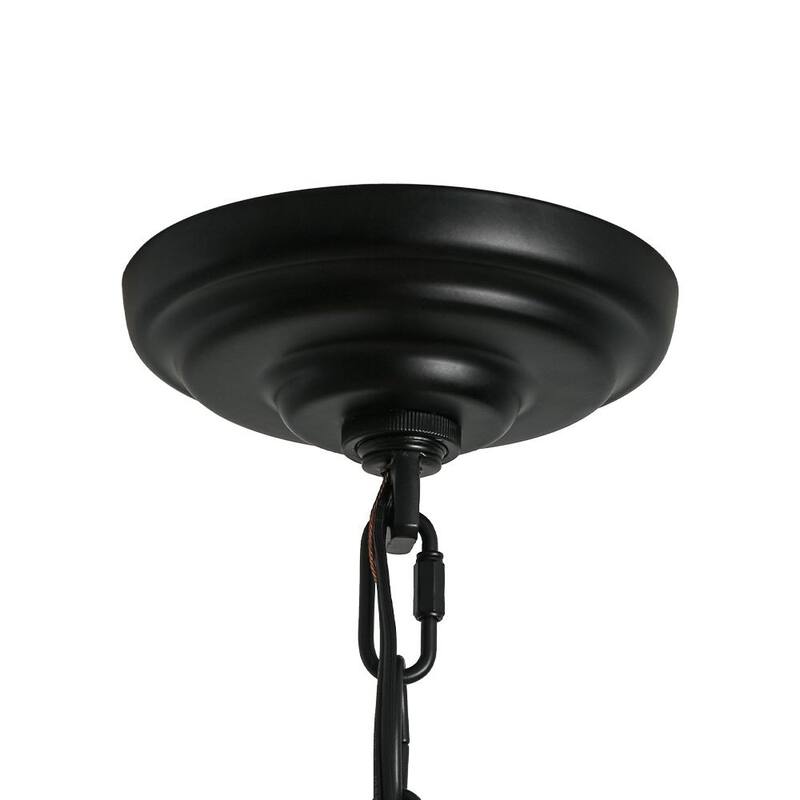 Retro 9-Light Dimmable Candle-style Metal chandelier - 30.5in
