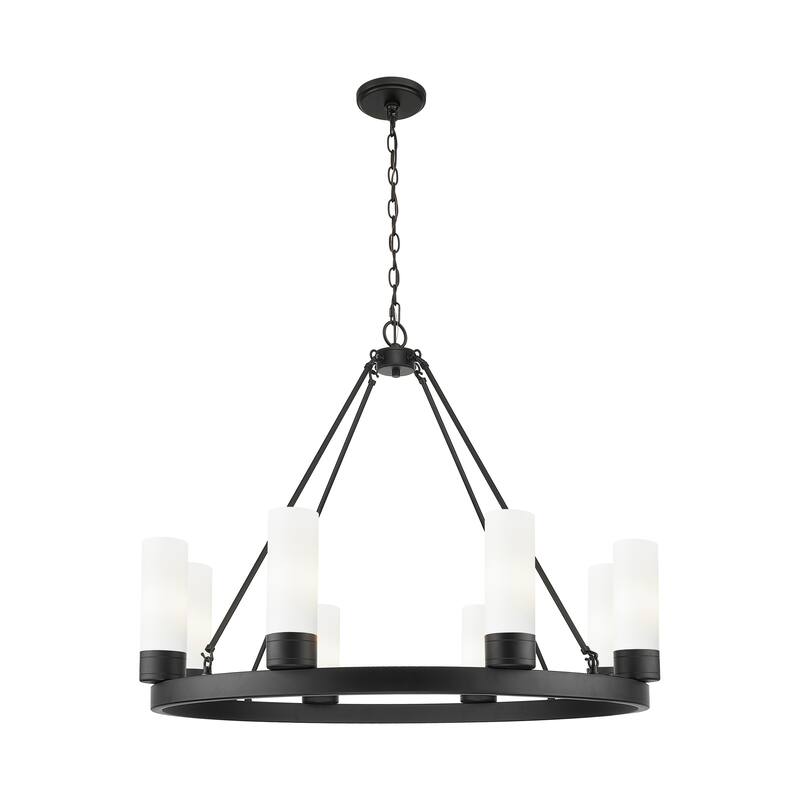 Innovations Lighting Downtown Urban - Boreas - 6 Light 36" Chandelier with 8" Shades