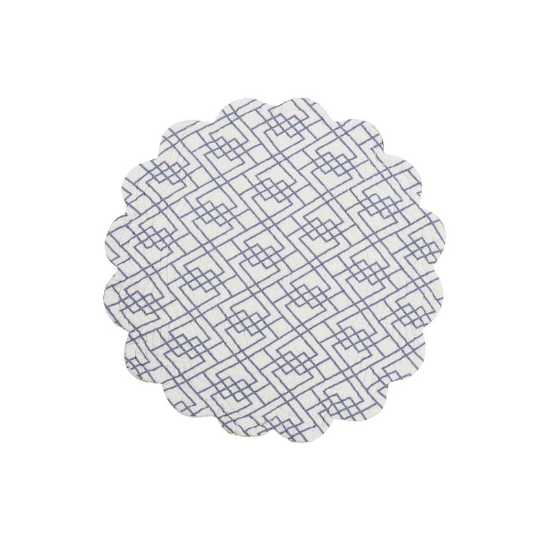 Genevieve Round Placemat Set of 6 - 17" - Round