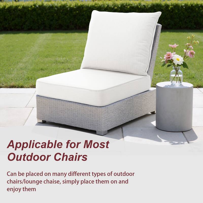 Sunbrella Indoor Outdoor Chair Cushion and Pillow