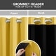 preview thumbnail 20 of 91, Deconovo 100 Percent Blackout with Liner Grommet Curtain (2 Panel)