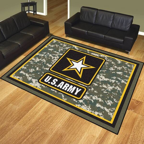 Shop U S Army 8 X 10 Foot Plush Non Skid Area Rug Overstock 22624335
