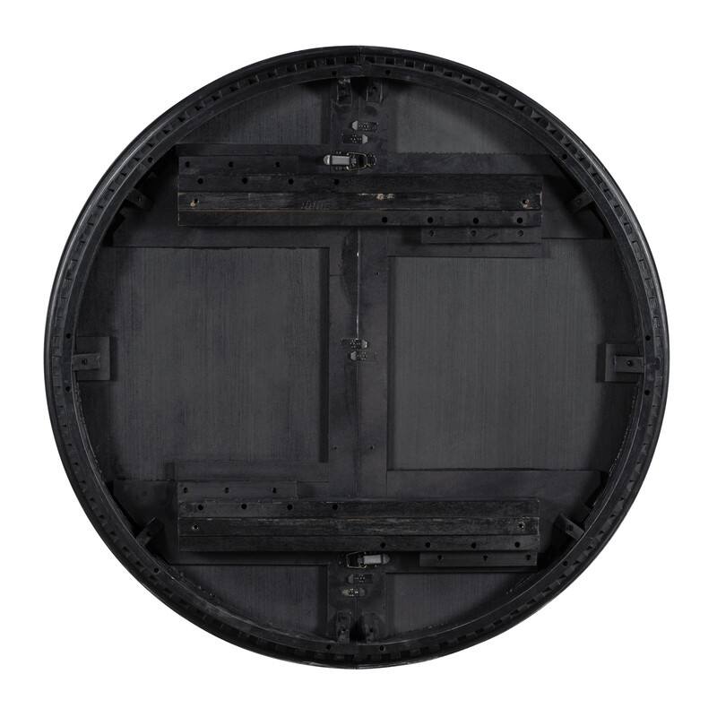 Retro 58" Round Extendable Dining Table