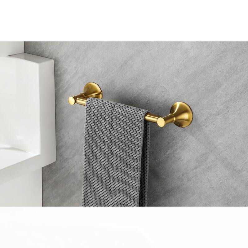 6 Piece Bathroom Towel Rack Set Wall Mount