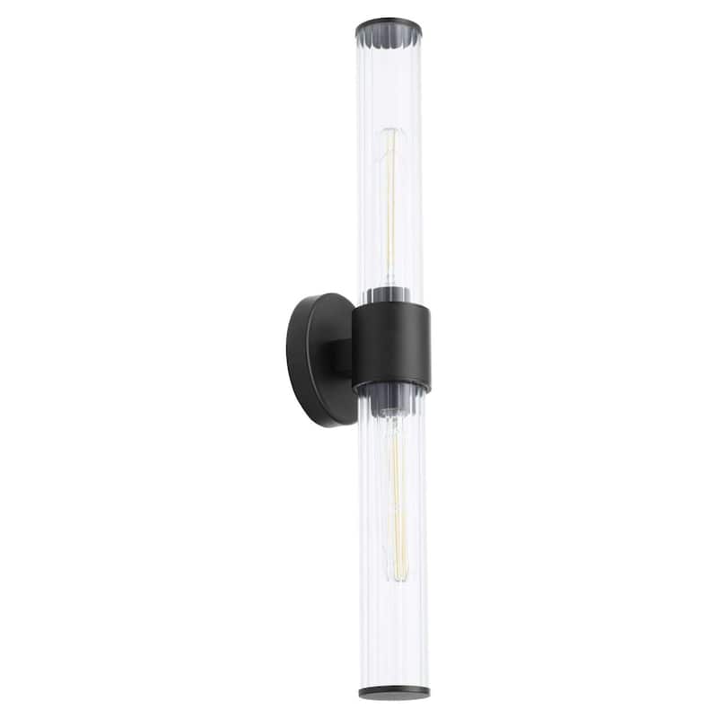 Quorum International 702-24 Fuze 2 Light 5" Tall Outdoor Wall Sconce