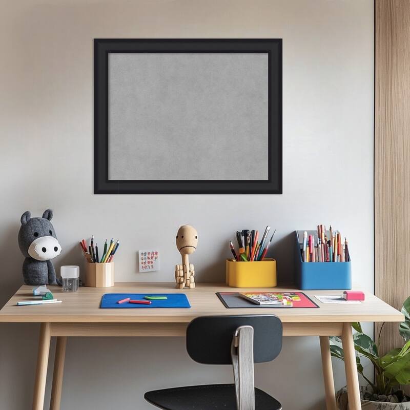 Amanti Art Oliver Black Narrow Framed