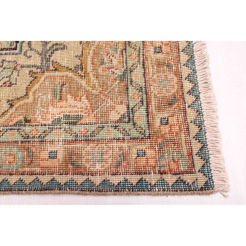 ECARPETGALLERY Hand-knotted Antalya Vintage Copper Wool Rug - 7'2 x 10'2