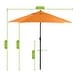 preview thumbnail 6 of 4, Astella 9' Rd Outdoor Patio Umbrella, Crank Open Push Button Tilt with built in Wind Vent