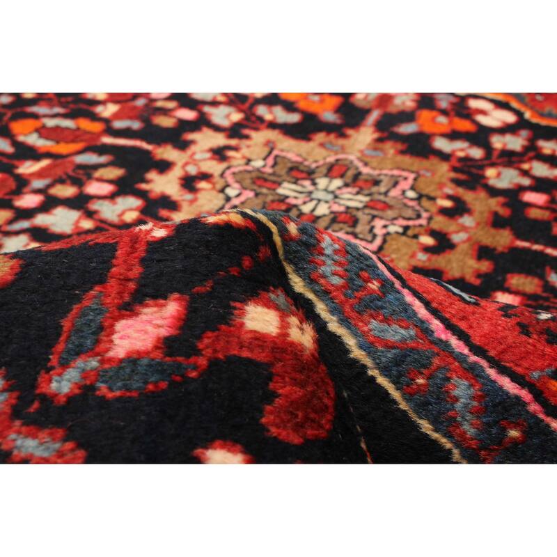 ECARPETGALLERY Hand-knotted Anatolian Vintage Red Wool Rug - 4'2 x 6'8
