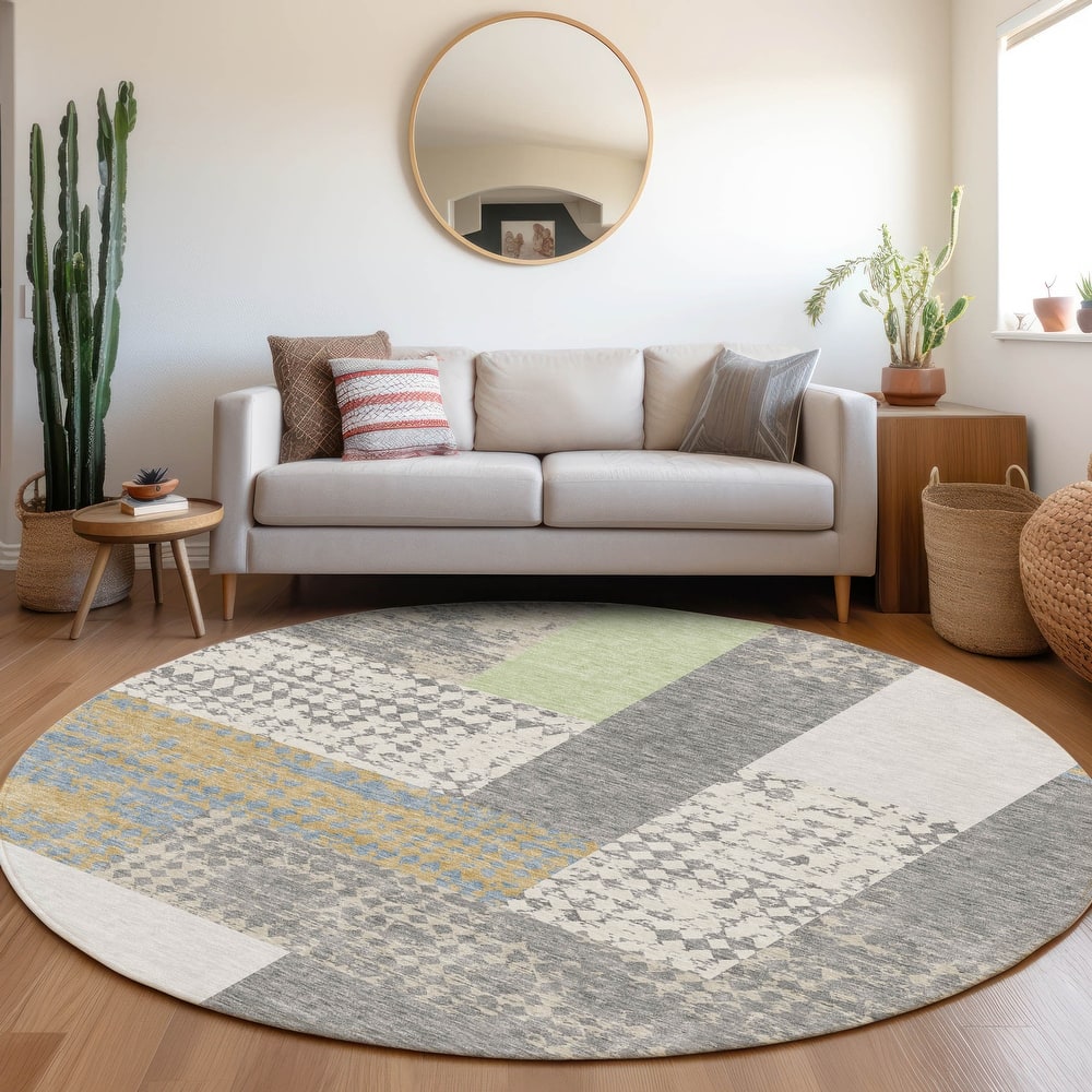 Premium Washable Super Soft Casual Geo Mayfield Rug