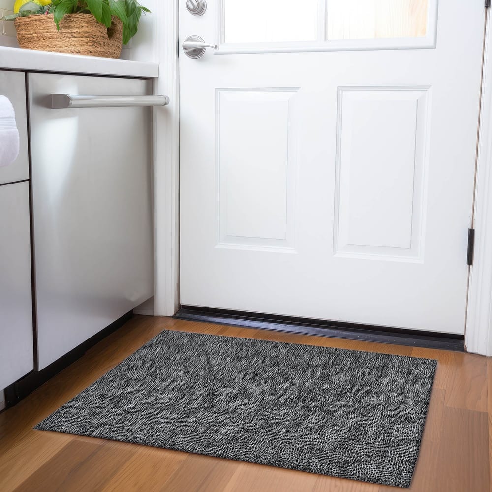 Premium Washable Super Soft Geo Hatchy Mayfield Rug