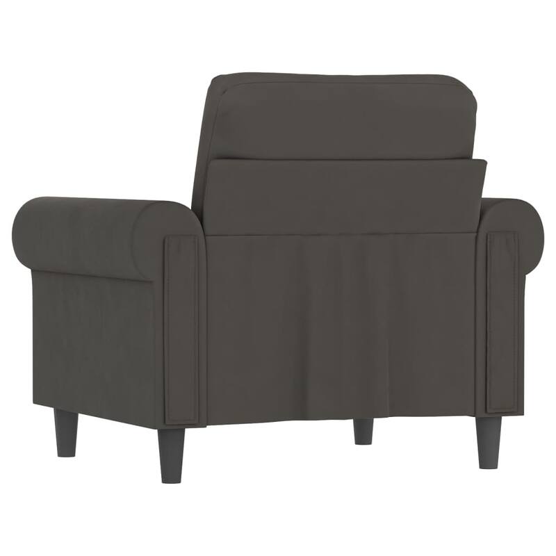 vidaXL Sofa Chair Living Room Accent Upholstered Chair with Armrest Velvet