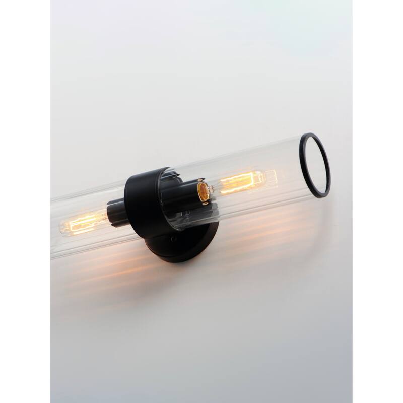 Crosby 2-Light Wall Sconce - Black