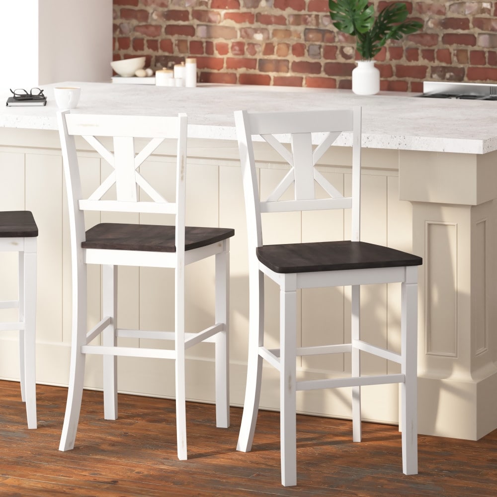 Farmhouse style kitchen sale stools
