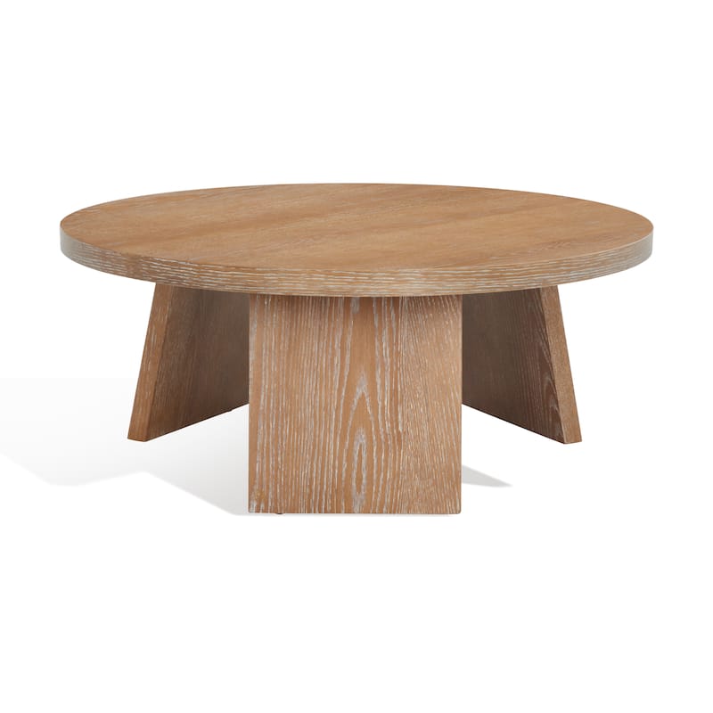 SAFAVIEH Couture Julianna Modern Wood Coffee Table - 36 in. W x 36 in. D x 15 in. H