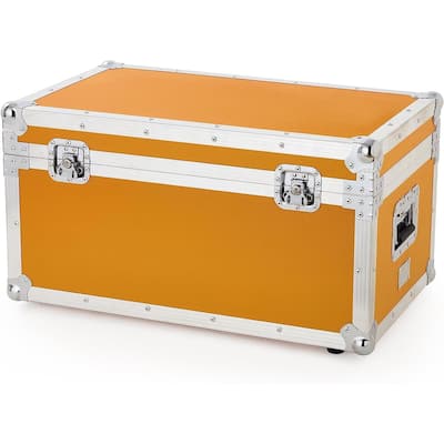 VIN® Armored Trunks - Orange by DormCo - 28.35" x 16.93" x 15.35"