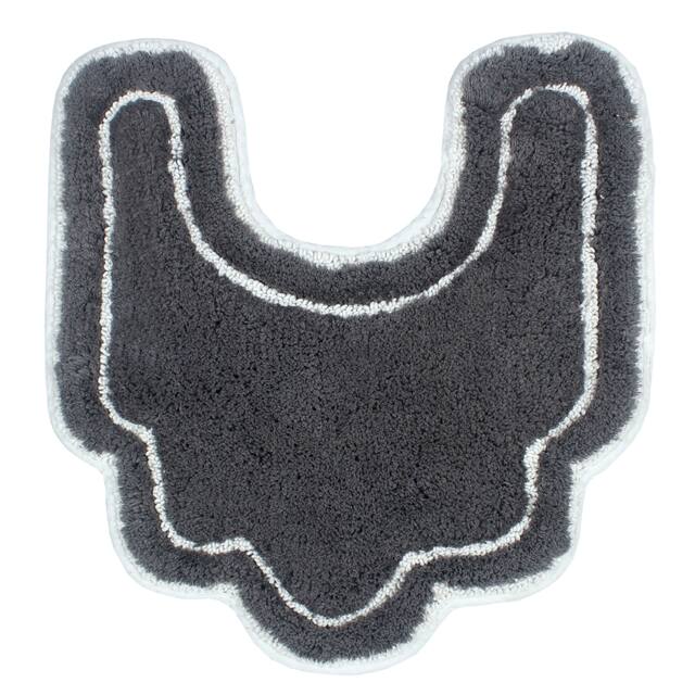 Home Weavers Allure Collection Absorbent Cotton, Machine Washable and Dry Bath Rugs