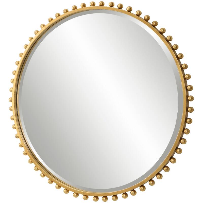 Uttermost 097-TAZA-MIRROR Taza 32" Diameter Circular Framed Bathroom