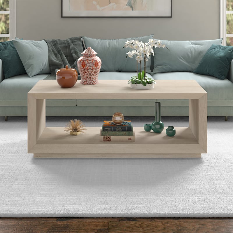 Tannen 48" Wide Rectangular Coffee Table