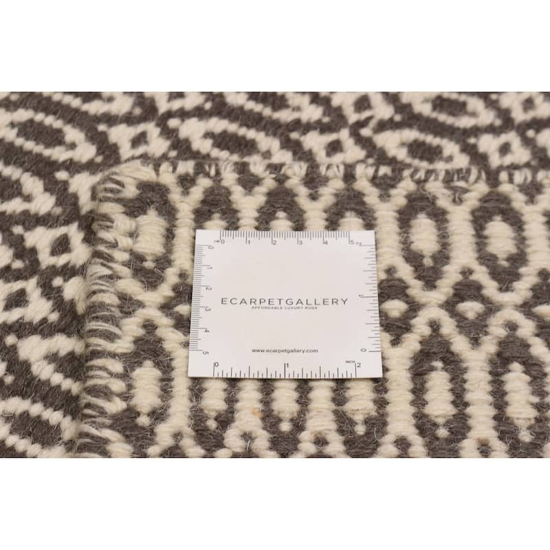 Nevada Grey Kilim 5'2" x 7'6" - 5'2 x 7'6