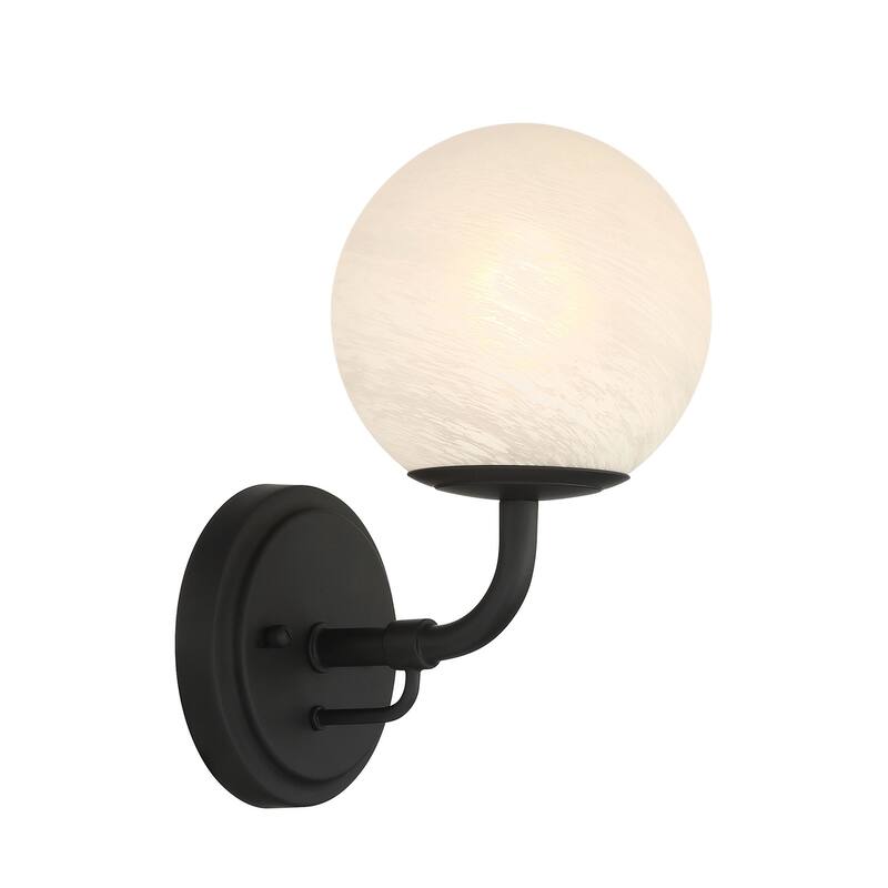 Minka Lavery 3791 Whitehall 11" Tall Bathroom Sconce with Etched Glass