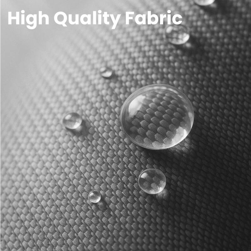 15ft Steel Navy No Tilt Market Patio Umbrella without Base