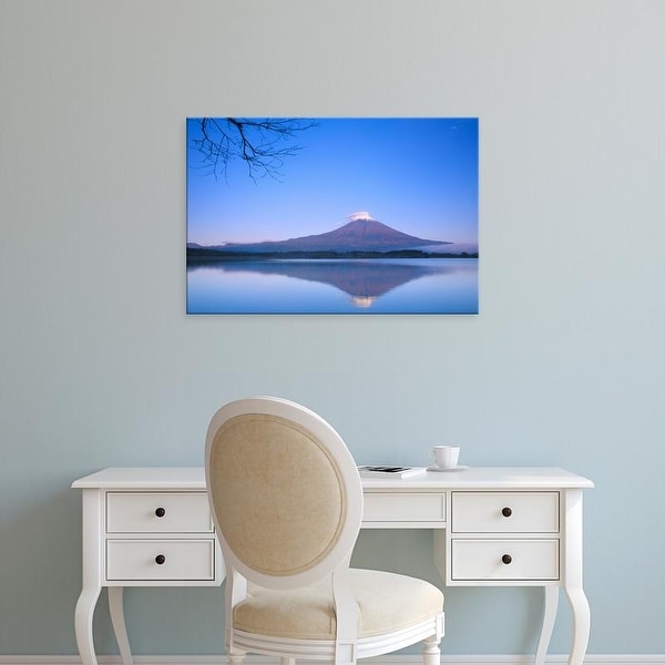 Easy Art Prints Rob Tilley's 'Mt Fuji From Motosu Lake' Premium Canvas Art