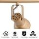 preview thumbnail 7 of 6, Adjustable 4-light Gold Spotlights Semi-flush Mount Tracking Ceiling Lights - L 29"x W 5"x H 7.5"
