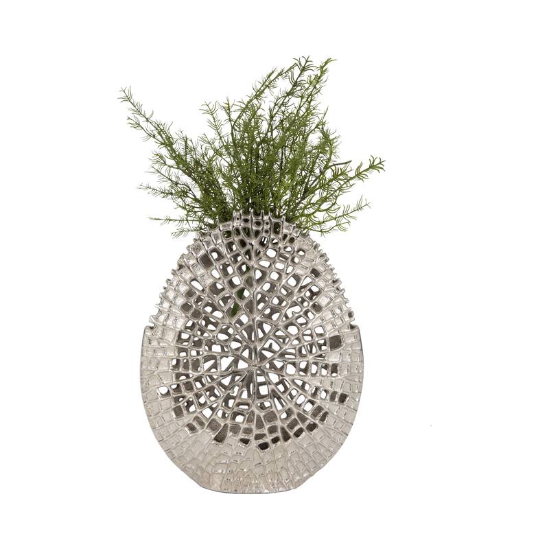 Sagebrook Home Aluminum Vase - Elevate Your Space With Elegant Decor