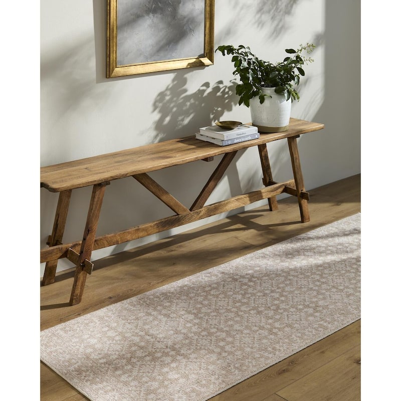 Nabela Noor Home x Livabliss Aram Traditional Area Rug - 7'9" x 10' - Tan