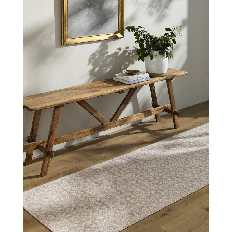 Nabela Noor Home x Livabliss Aram Traditional Area Rug - 9'1" x 12' - Tan