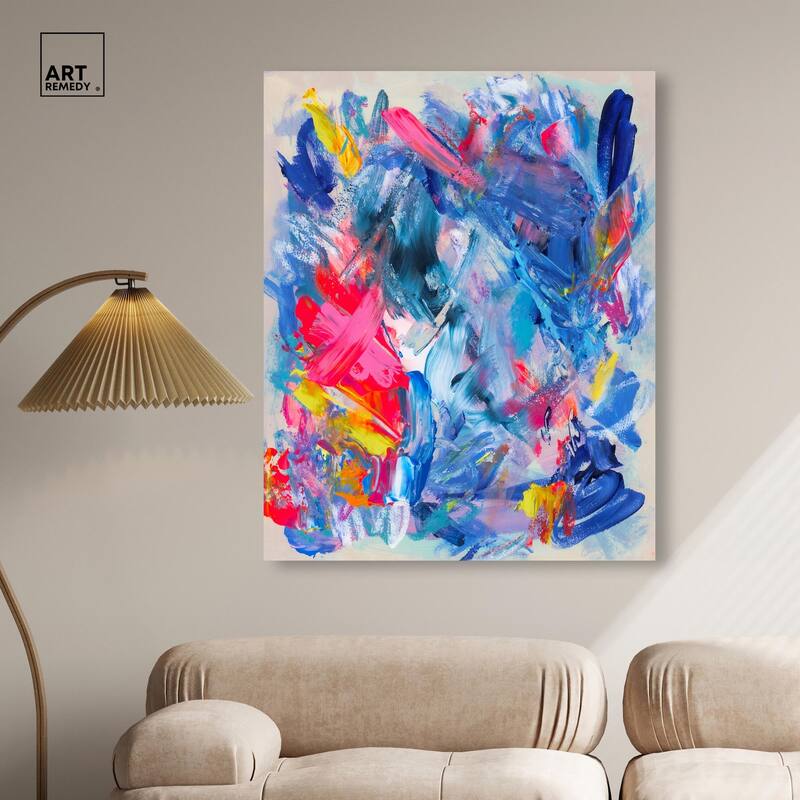 Colorburst Mirage Canvas by Art Remedy, Gallery Wrapped