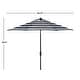 preview thumbnail 18 of 24, SAFAVIEH Iris 9ft Round Outdoor Patio Umbrella - UV Resistant with Auto Crank Tilt