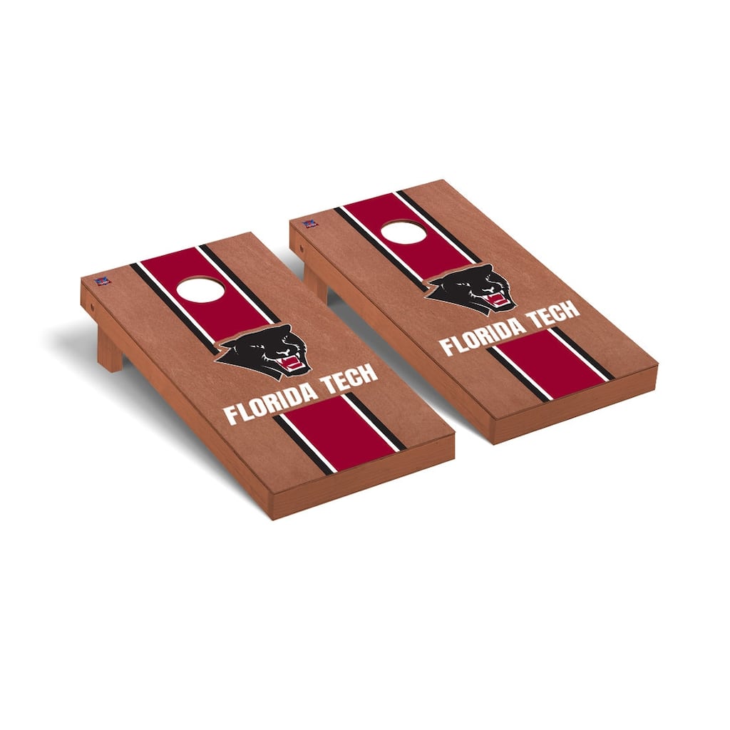 Florida Tech FIT Panthers Rosewood Cornhole Board Set