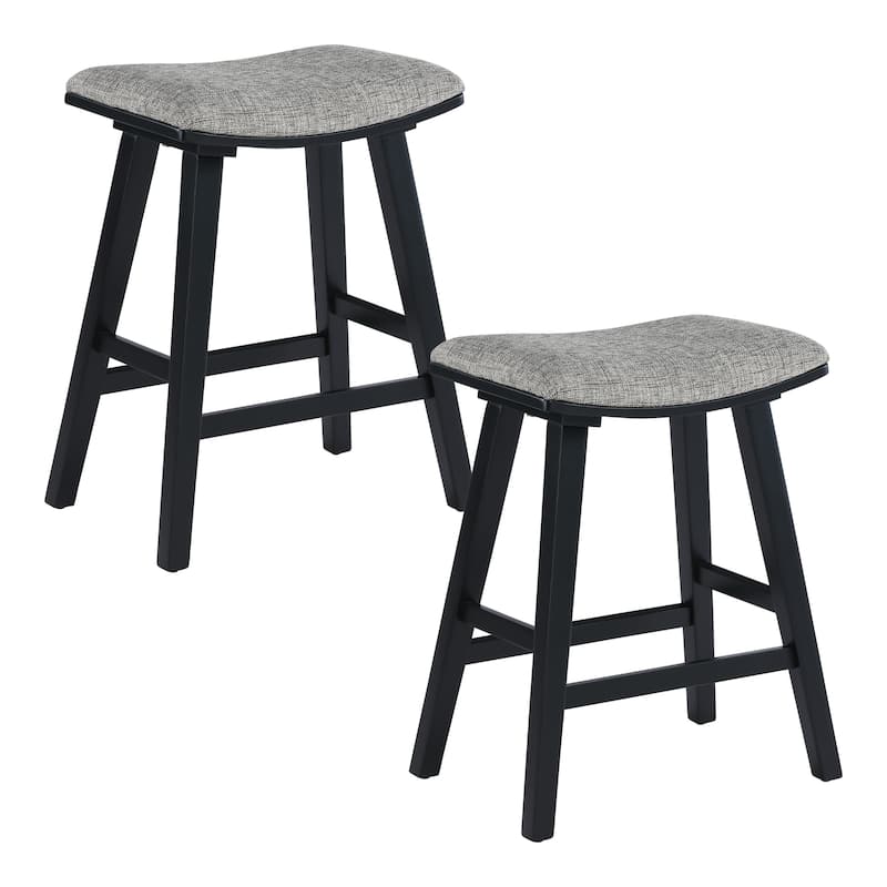 Coley 24" Saddle Stool (2-Pack)