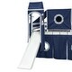 preview thumbnail 38 of 36, Twin Pine Loft Bed with Staircase, Slide, Tent, Tower, and Guardrail