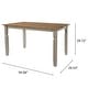 preview thumbnail 13 of 11, Wood Dining Table Corona Collection | Furniture Dash