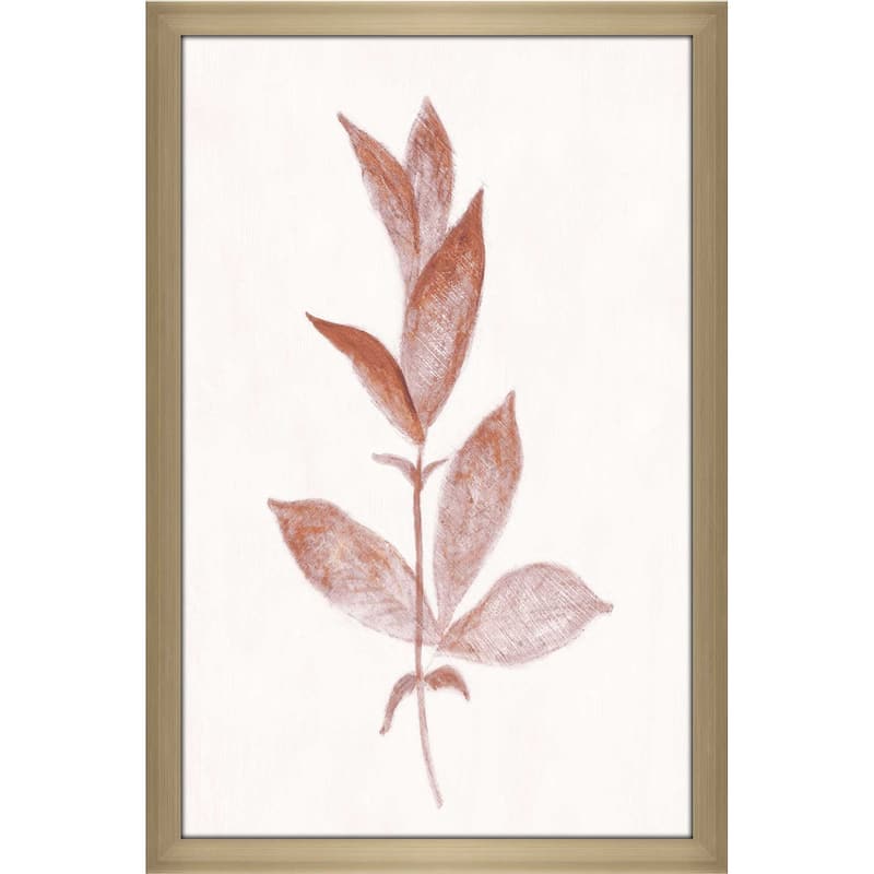 "Red Leaf II" by Tava Studios Print on Acrylic