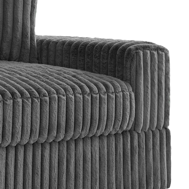 Cotton Flannel Armchair Sofa Corner Chairs for Living Room