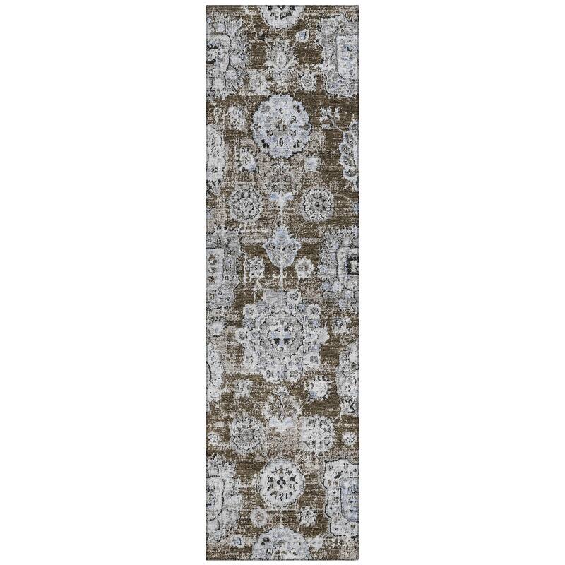Machine Washable Indoor/ Outdoor Chantille Vintage Persian Rug
