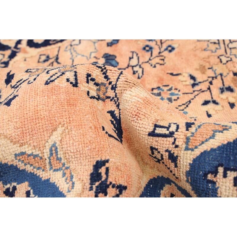 ECARPETGALLERY Hand-knotted Antalya Vintage Copper Wool Rug - 9'0 x 12'4