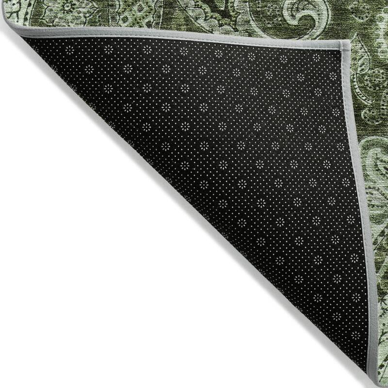 HomeRoots Floral Medallion Transitional Rectangle Outdoor Rug