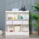 preview thumbnail 7 of 17, Kids Bookcase, Toy Storage Organizer Cabinet, Children Display Bookshelf with Drawers for Toys, Clothes, Books